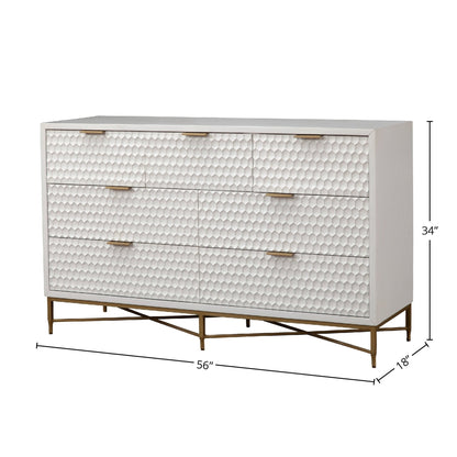 White Pearl Dresser