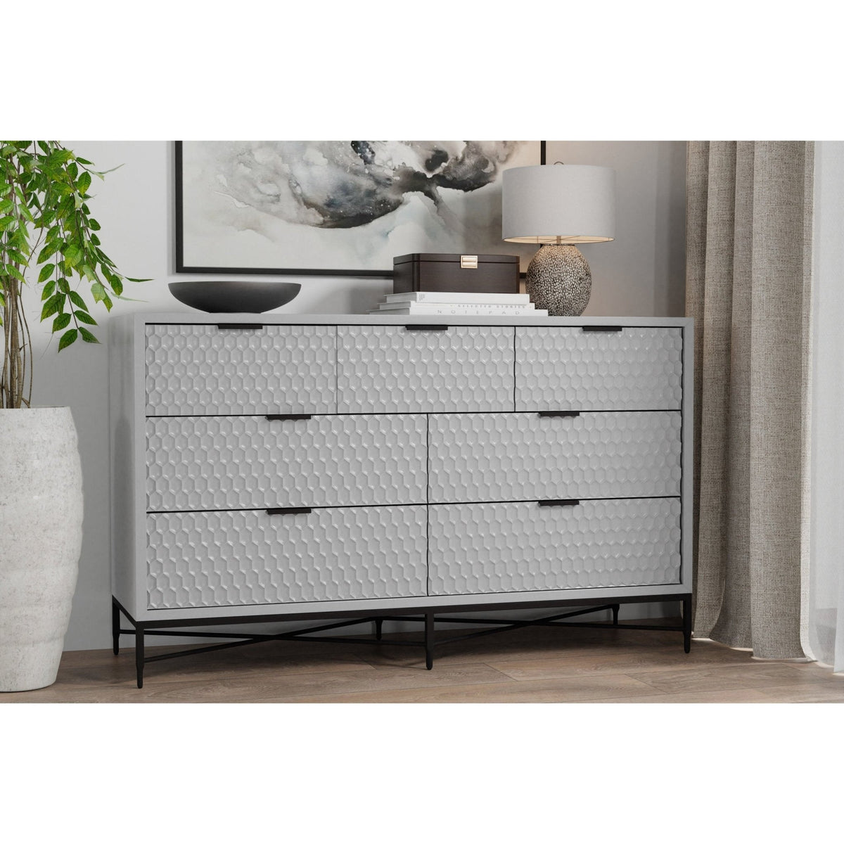 White Pearl Dresser