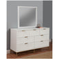 White Pearl Dresser & Mirror
