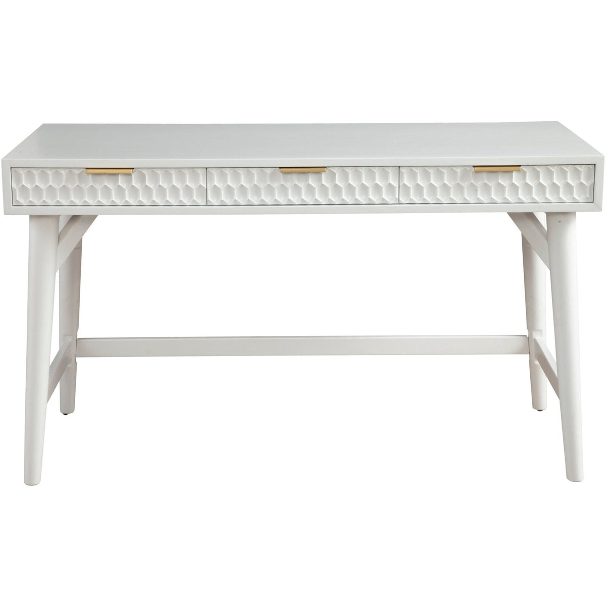 White Pearl Large Desk