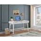 White Pearl Large Desk