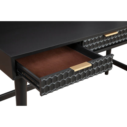 White Pearl Large Desk