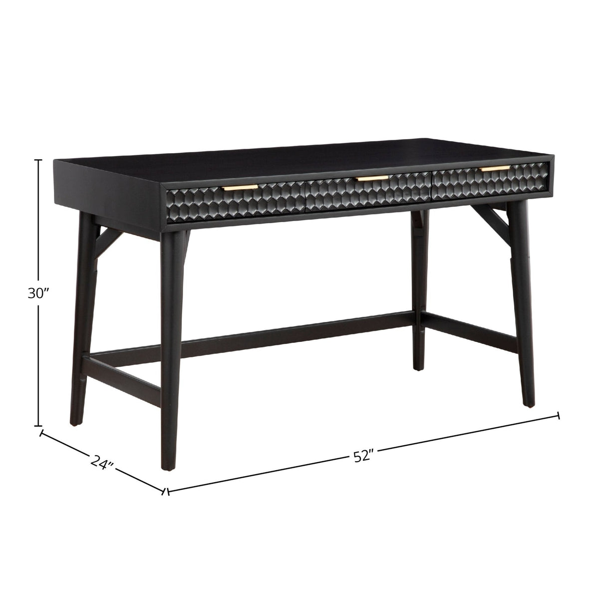 White Pearl Large Desk