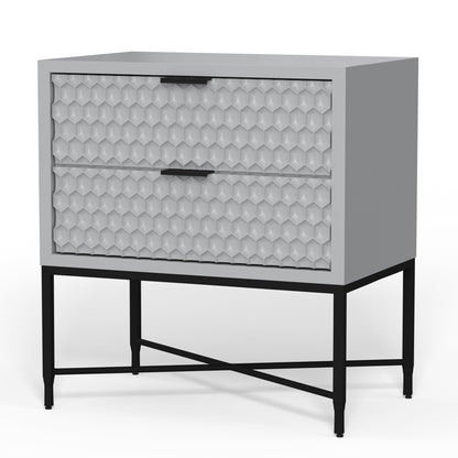 White Pearl Nightstand