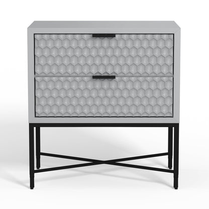 White Pearl Nightstand