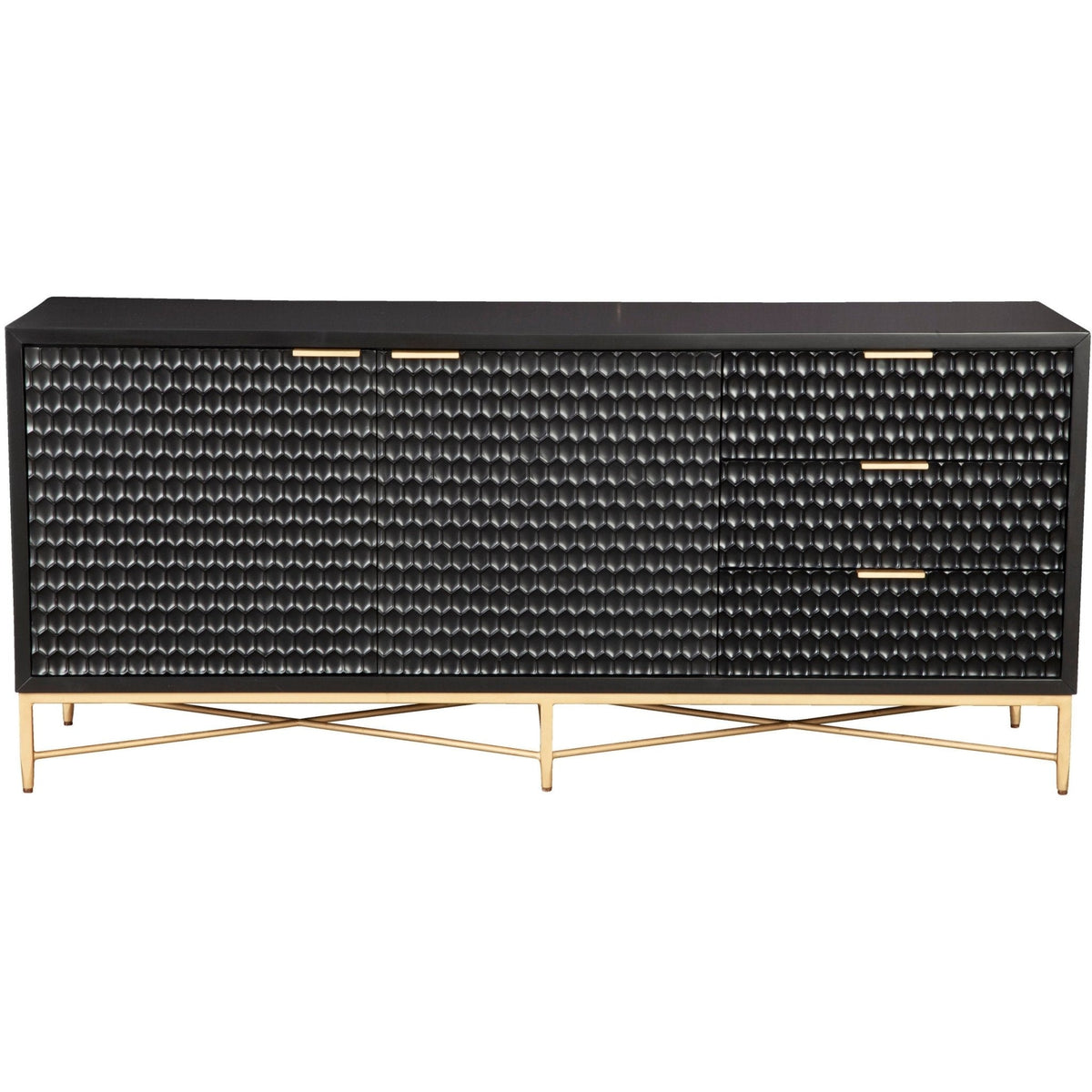 White Pearl TV Console