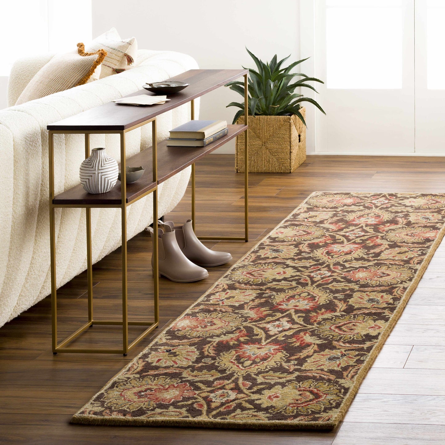 Chesterton 1028 Hand Tufted Brown Wool Rug