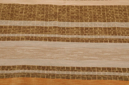 6' x 9' Hand Knotted 100% Wool high Low Pile Modern Area Rug