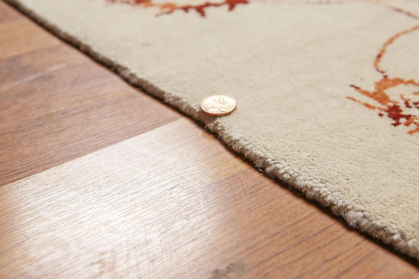 8' x 10' Hand Knotted Vegetable Dyes Oriental Area rug Beige